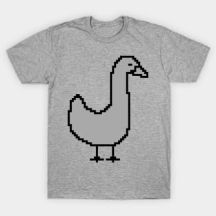 Cute Gray Goose Pixelart T-Shirt